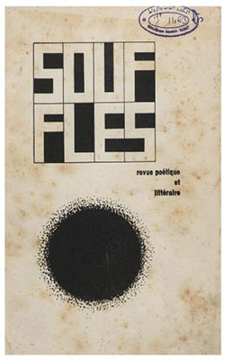 The front cover of the first issue of the Moroccan review, Souffles in 1966