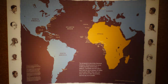 Transatlantic Slave Trade Map Photo Credit: Nick Normal via Flickr (http://bit.ly/2bvgopM) CC BY-NC-ND 2.0