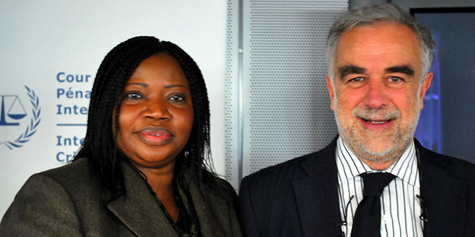 Fatou Bensouda and Luis Moreno Ocampo, the current and former Chief Prosecutor for the ICC have both made mistakes in their handling of cases Photo Credit: Coalition for the ICC via Flickr (http://bit.ly/2eTtdrR) CC BY-NC-ND 2.0