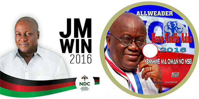 President John Mahama and NPP's Nana Akufo Addo are the leading contenders in the 2016 Ghana elections