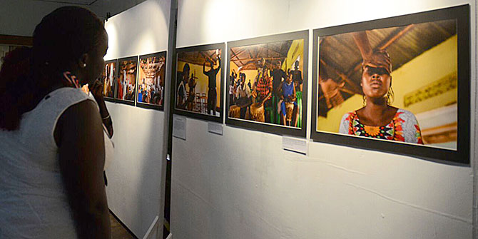 Picture from the Enduring Exile exhibition in Uganda