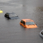 flooded cars climate changes