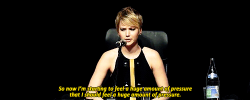 Jennifer Lawrence interview feeling pressure