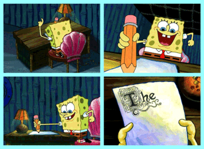 Spongebob letter