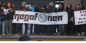 Megafonen demonstration in Sweden