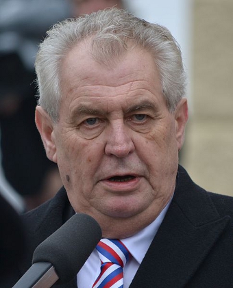 Miloš Zeman, Credit: David Sedlecký (CC-BY-SA-3.0)