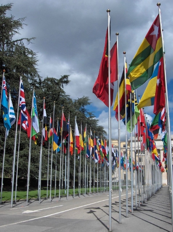 Flags of the United Nations, Credit: John & Mel Knots (CC-BY-SA-3.0)