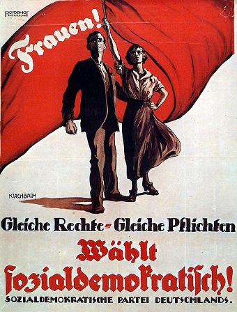 SPD poster, 1919 (Public Domain)