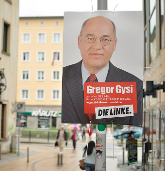 Die Linke campaign poster, Credit: Jim Killock (CC-BY-SA-3.0)
