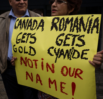 Rosia Montana protest, Credit: Elena Dumitru (CC-BY-SA-3.0)