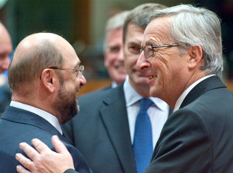 Jean-Claude Juncker and Martin Schulz, Credit: © European Union 2012 - European Parliament (CC-BY-SA-ND-NC-3.0)