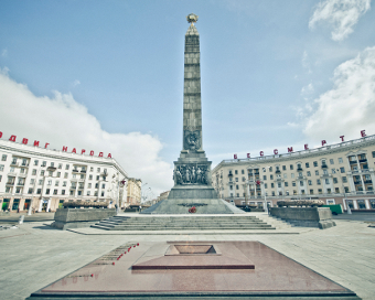 Victory Square in Minsk, Credit: Marco Fieber (CC-BY-SA-3.0)