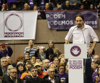 Pablo Iglesias, Credit: La Veu del País Valencià (CC-BY-SA-3.0)