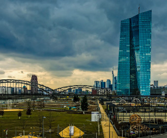 New ECB building in Frankfurt, Credit: Jonas M Luster (CC-BY-SA-3.0)