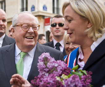 Jean-Marie Le Pen and Marine Le Pen, Credit: Ernest Morales (CC-BY-SA-3.0)