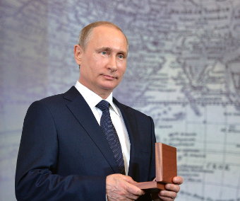 Vladimir Putin on 27 April 2015, Credit: Kremlin.ru