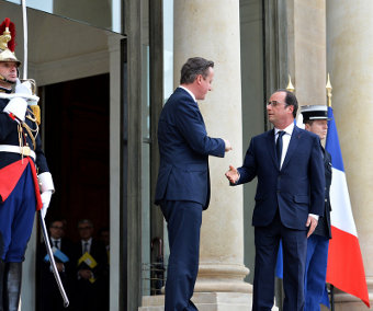David Cameron and François Hollande, Credit: Arron Hoare (Crown Copyright)