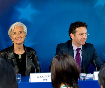 Christine Lagarde and Jeroen Dijsselbloem, Credit: EU Council Eurozone (CC-BY-SA-ND-NC-3.0)