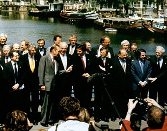 The 1997 Amsterdam Treaty, which made substantial changes to the Maastricht Treaty. Credits: Roma / Wikimedia Commons