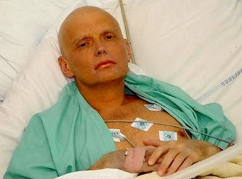Aleksander Litvinenko at the University College Hospital, London. From Wikipedia