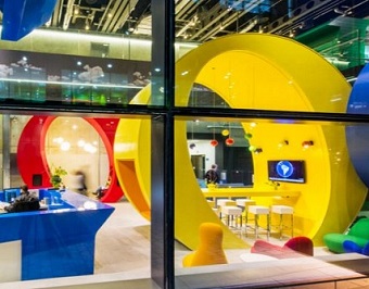 Inside Google’s headquarters in Dublin. From officialsnapshots.com