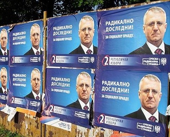 Šešelj's election posters. Credits: Micki / Wikimedia Commons, 2012