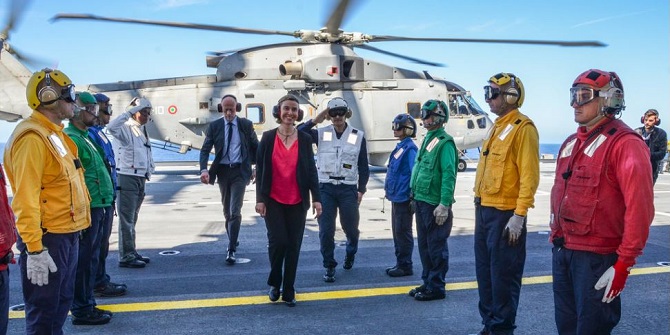 Mogherini in Lampedusa - Operation Sophia