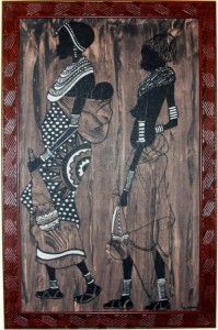 An untitled painting given to the author by Hon. Christopher Mulenga, Deputy Minister of Health