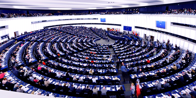 The EU Parliament Chamber (credit: European Parliament)