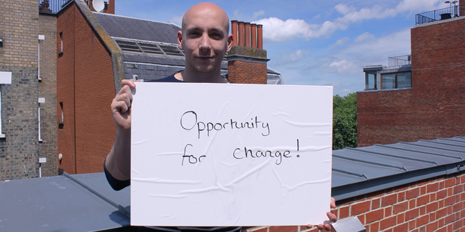 "Opportunity for change!" - Nick (LSE History)