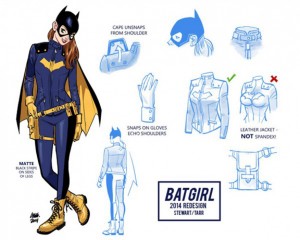 Batgirl Redesign by Cameron Stewart and Babs Tarr. DC Comics