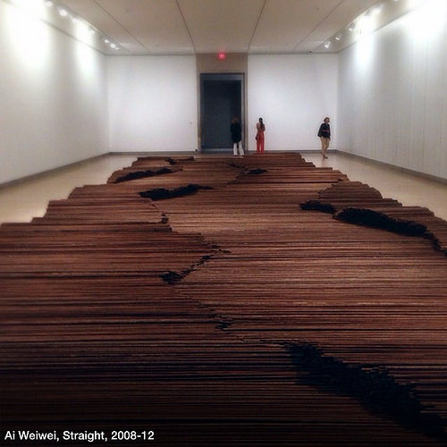 'Straight', by Ai Weiwei. 