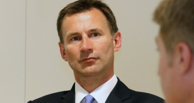 Jeremy Hunt, via Flickr (Ted Eytan: https://www.flickr.com/photos/taedc/8950255733/). Licence: CC BY-SA 2.0 (Image cropped)
