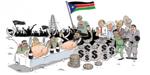 Sudan Cartoon, War and Peace
