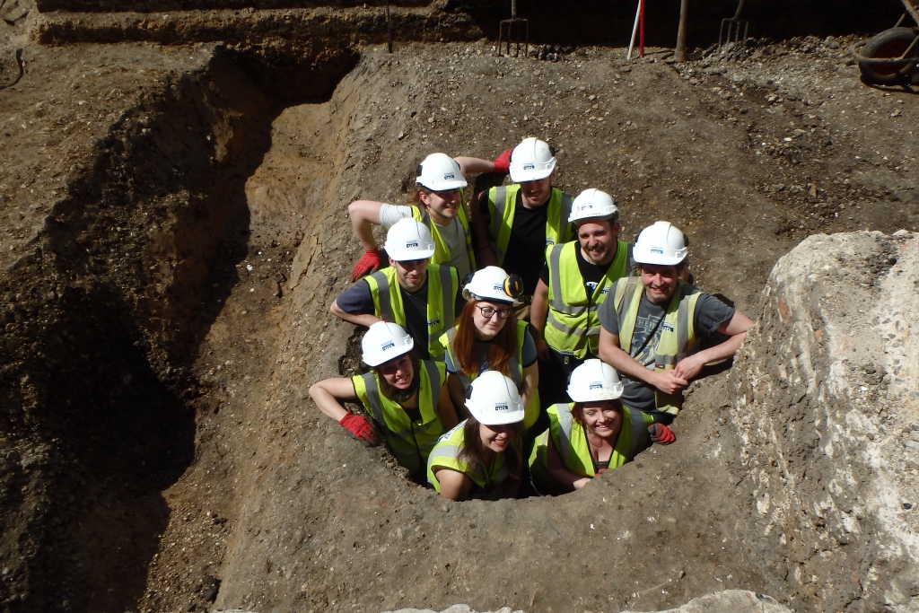 The Archaeology South-East team on site