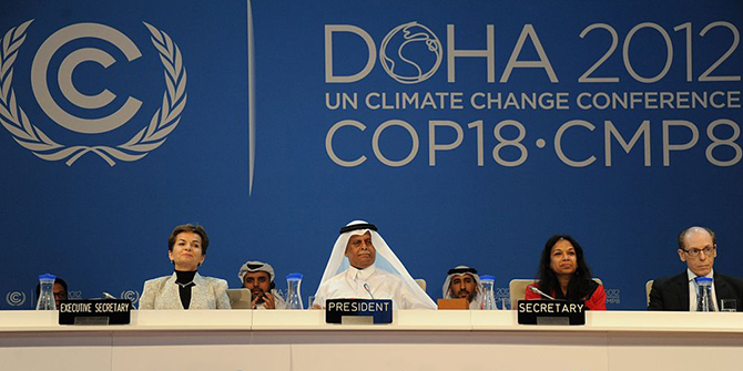United Nations Climate Change Conference, Doha, Qatar, 2012