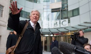 Tony Hall: in charge at the BBC