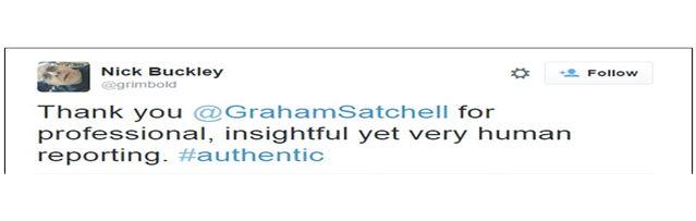 Satchell tweet