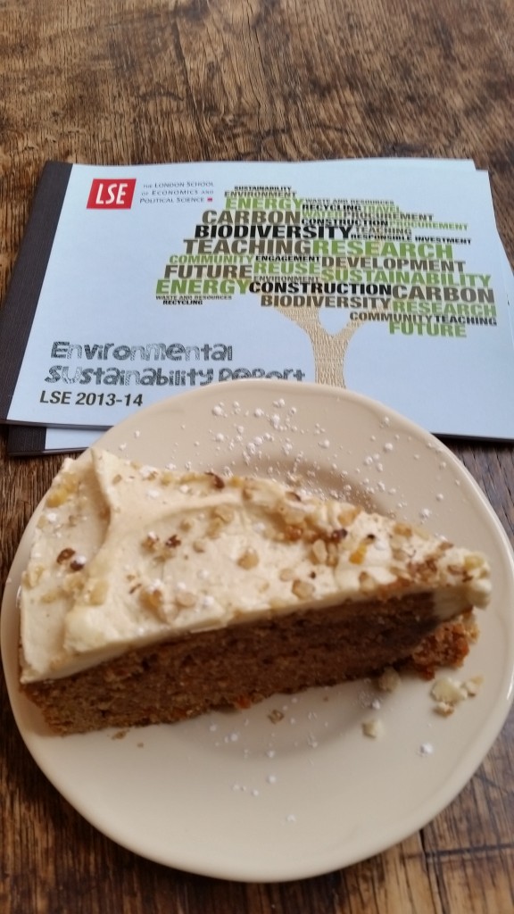 Sustainability Report and Carrot Cake