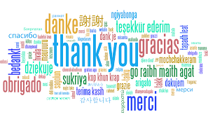 Thankyou in different languages