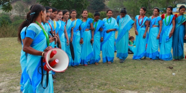 A chant and a dance on the practice of Chhaupadi in Nepal. Credit: Nyaya Health CC BY 2.0