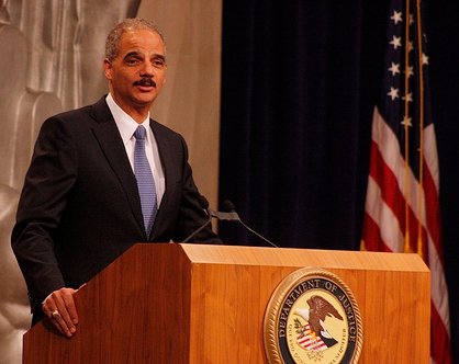 US Attorney General Eric Holder Credit: Ryan J. Reilly (Creative Commons BY)