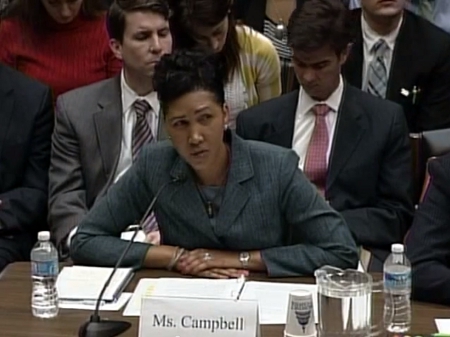 Cheryl Campbell, Senior Vice President at CGI Federal gives testimony to House Energy and Commerce Committee 24 October