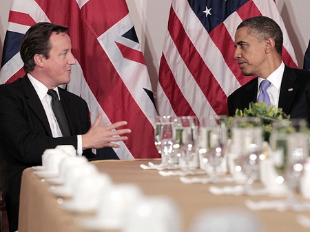 UK Prime Minister David Cameron meets with US President Barack Obama in New York in 2011 Credit: UK PM's Office (Creative Commons BY NC ND)