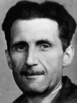 George Orwell’s press photo. By Branch of the National Union of Journalists (BNUJ) [Public domain], via Wikimedia Commons