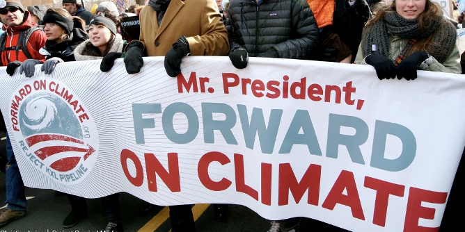 Obama climate protest featured