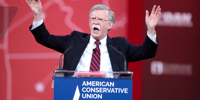 John Bolton, former U.N. Ambassador John Bolton speaking at the 2015 Conservative Political Action Conference (CPAC) in National Harbor, Maryland. Credit: Gage Skidmore (Flickr, CC-BY-NC-SA-2.0)