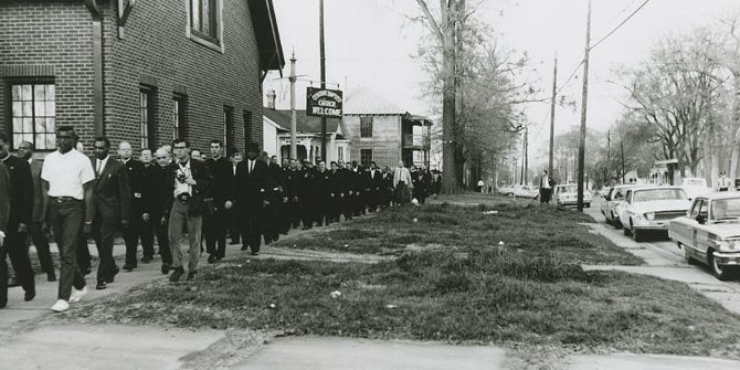 Alabama civil rights movement: Selma to Montgomery march: Central Baptist church (Monday, March 15, 1965) Credit: Jack Rabin collection on Alabama civil rights and southern activists, 1941-2004 (bulk 1956-1974) ,