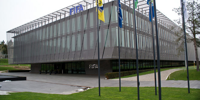 FIFA Headqearters, Zurich. Credit: davidpc_ (Flickr, CC-BY-NC-SA-2.0)