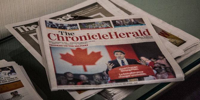 Canada election paper